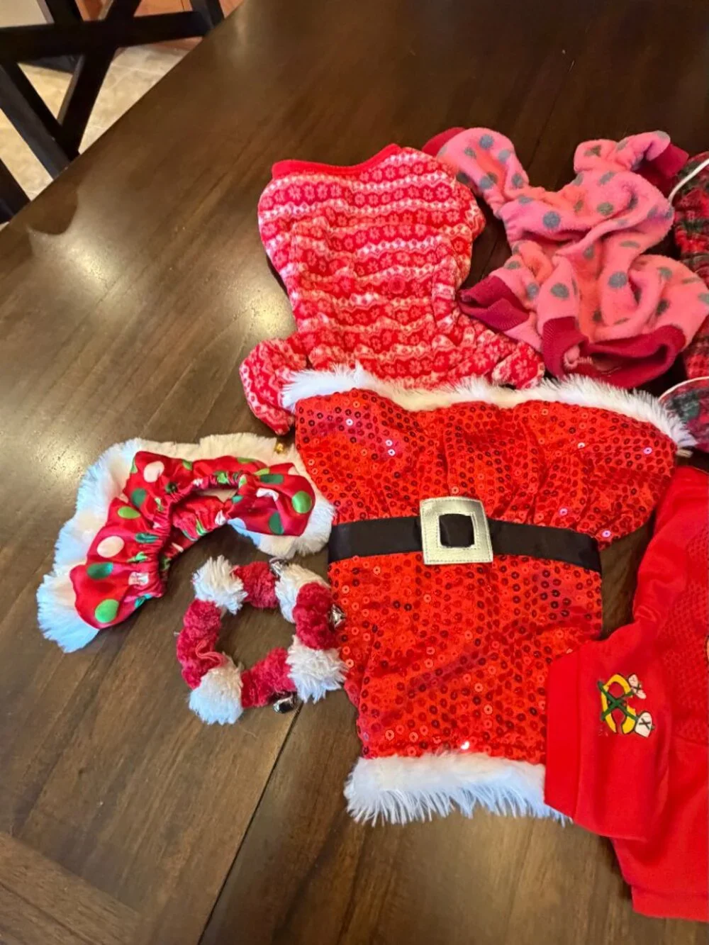 Small Dog Sweaters Outfits Winter Christmas 10 pieces, Size Small and XS